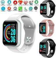 Reloj inteligente Y68 impermeable con rastreador de frecuencia cardíaca para iOS y Android (negro,rosa, blanco), ENVIO 24H - details 6