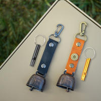 Juego De Campana De Oso Con Silbato Silenciador Magnético Para Camping Al Aire Libre Senderismo Escalada Equipo De Emergencia - details 2