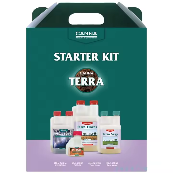 CANNA TERRA STARTER KIT - FERTILIZANTE FLORACION CRECIMIENTO - 1