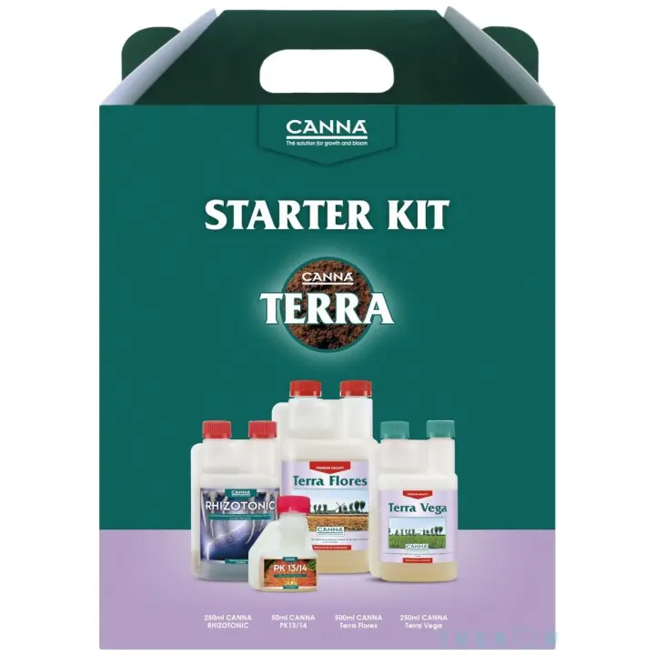 CANNA TERRA STARTER KIT - FERTILIZANTE FLORACION CRECIMIENTO - 1