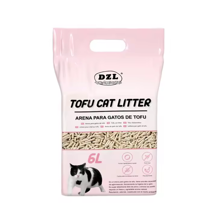 SMELL & SMILE Arena para gatos de Tofu ecológico vegetal lecho Libre de polvo arena natural aglomerante (TOFU 12L) - 1