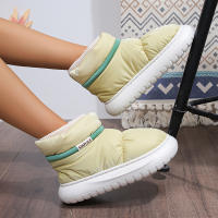 Botas De Piel De Sisal Gruesa Y Antideslizantes Para Mujer Invierno 2024 Nuevas Impermeables Con Suela Gruesa Y Lining De Peluche Botines De Tobillo Cálidos Y Lindos En Colores Variados Talla 36-41 - details 9