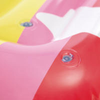 INTEX - Colchoneta hinchable, 117x20x175 cm, Diseño arcoíris, nubes y estrellas, Con 2 cámaras de aire, Incluye parche reparación, Colchonetas de piscina, Hinchables playa, Juguete agua, Flotador - details 4