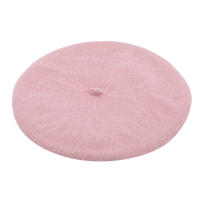 Gorro De Lana Térmico Para Bebés Y Niñas Estilo Francés Retro Vintage Beret Elegante De Color Sólido Para Invierno - details 43