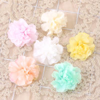 10/20Pcs Flores De Chiffon Artificiales Para Decoración De Hogar Boda Fiesta Navidad Aniversario Estilo Carnation Material Seda - details 2