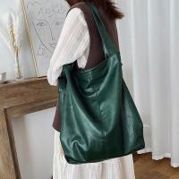Bolso De Mano Grande Para Mujer Capacidad Grande Bolso Cruzado De Hombro Suelto Estilo Retro Casual Tote Bolsos De PU Con Lining De Poliéster - details 4