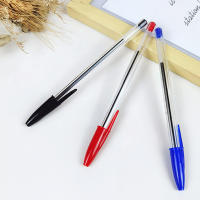Bolígrafo De Punto Cómodo 1.0mm Para Escritura Suave Y Diario Tinta Negra/Azul/Roja 10/15 Piezas Material Plástico - details 1