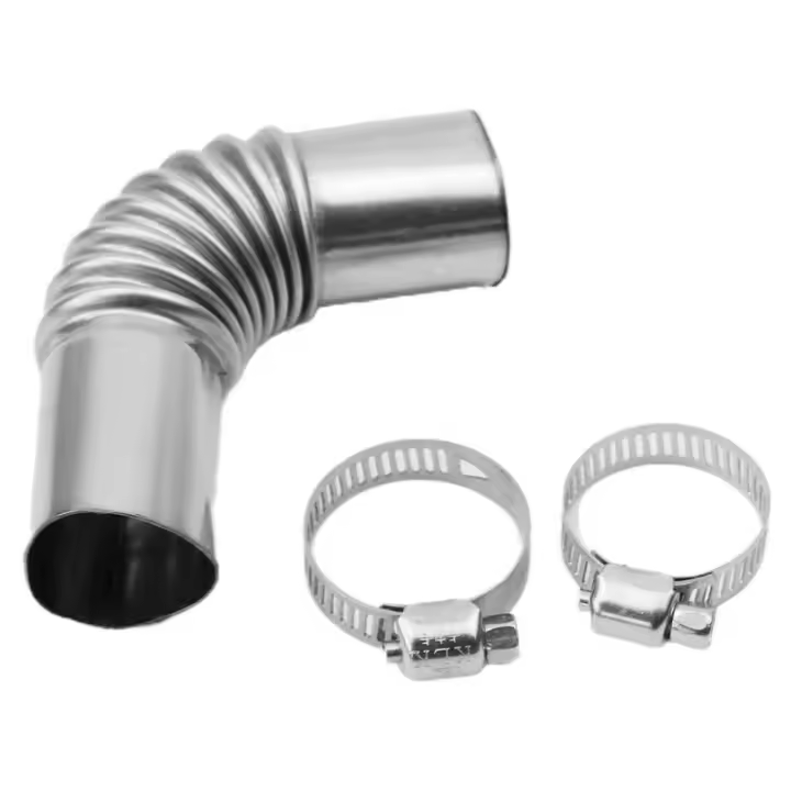 Conector De Tubo De Exhalar Elbowed 24mm Para Calentador De Coche Y Barco Con Clip Pieza De Calentador Webasto Parte De Calefacción De Automóvil - 1