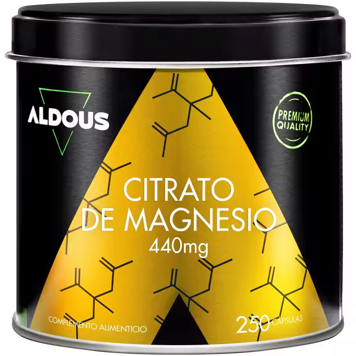 Citrato de Magnesio  250 Cápsulas  440 mg de Magnesio Elemental  Magnesio Alta Biodisponibilidad  Para el Cansancio y Fatiga  Huesos y Articulaciones, Músculos  Fabricado España - 1