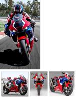 Modelo De Motocicleta a Escala 1:12 HONDA CBR1000RR-R Fireblade SP Juguete Coleccionable Autobike Absorber off Road Metal - details 1