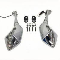 Espejo Retrovisor Para Vehículos Eléctricos Con Amplio Campo De Visión Y Luz LED Universal Para Motocicletas Pieza De Repuesto - details 2