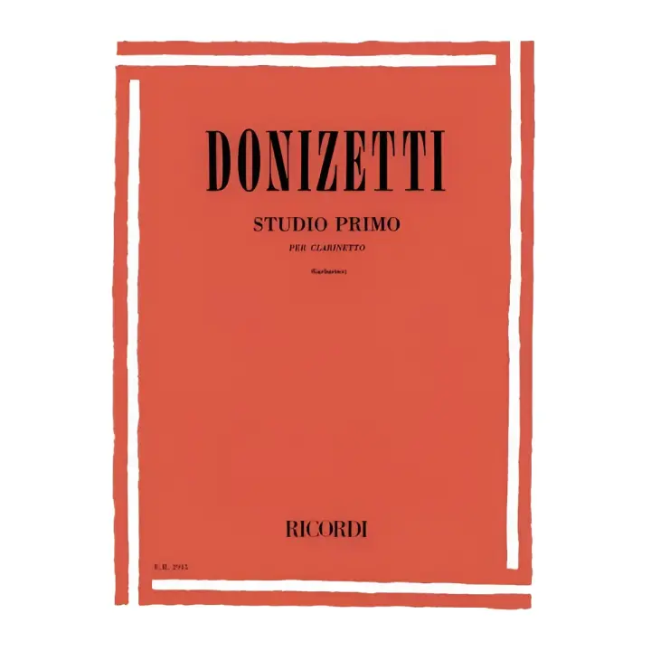 DONIZETTI G.-Estudio Primo para Clarinete - 1