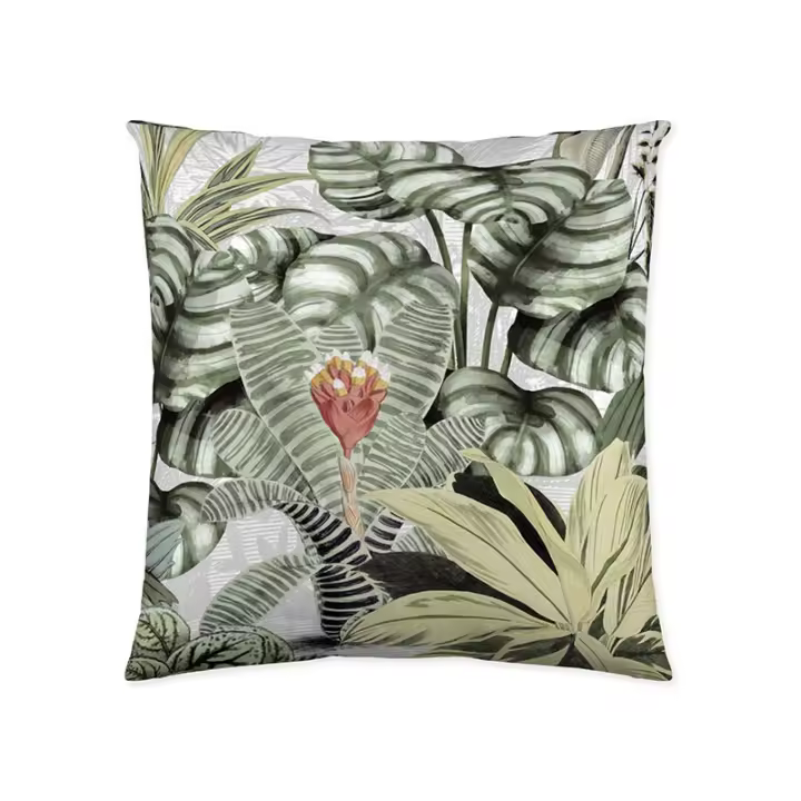 FUNDA DE COJIN VACIO 100% ALGODÓN AMAZONIA ICEHOME FABRICADO EN ESPAÑA - 1