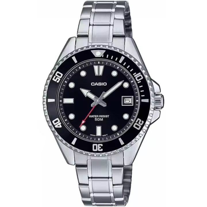 Reloj Casio Analogico Saetas 42mm Mdv-10d-1a1vef - 1