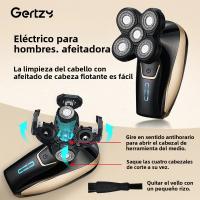 Afeitadora Eléctrica Para Hombres Multifuncional Cinco En Uno Recargable Por USB Experiencia De Afeitar Suave Cabeza Y Barba - details 3