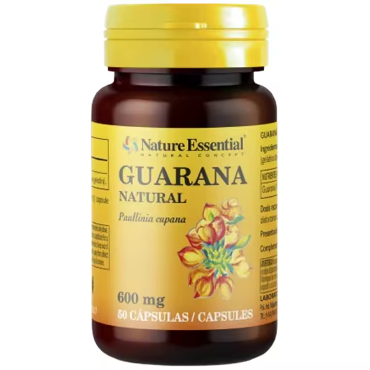 PACK 4 UDS. - Guarana 600Mg 50caps Nature Essential - 1