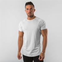 Camiseta De Verano Para Hombre Camiseta Deportiva Fitness Algodón Transpirable Secado Rápido Estilo Delgado Casual Running - details 7