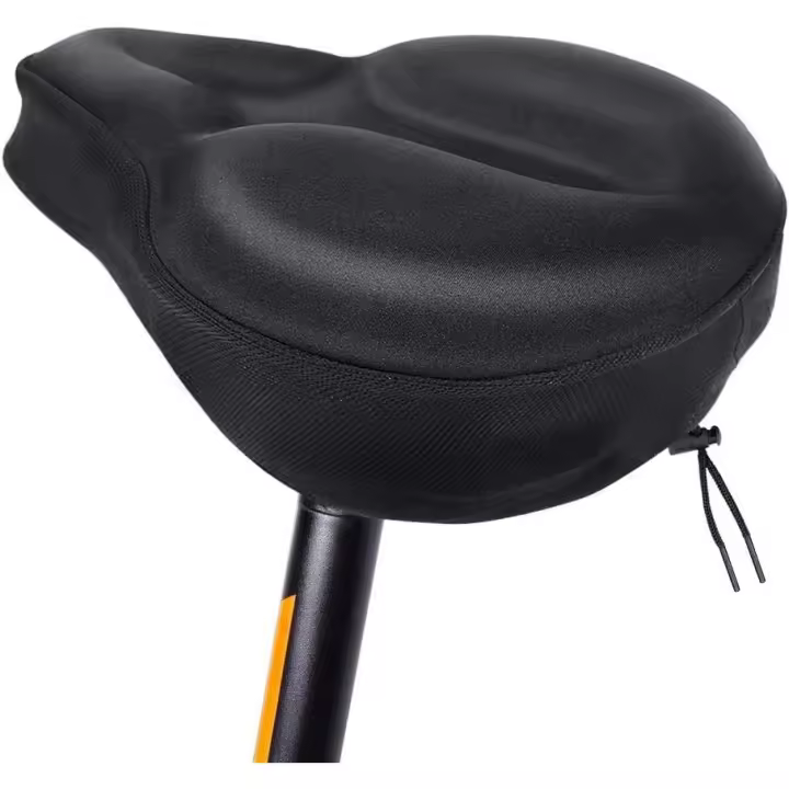 Cubierta de gel de sillín, gran funda de asiento de bicicleta antideslizante cubierta de sillín de espuma de memoria - 1