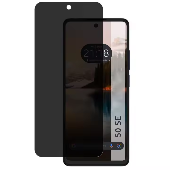 Tumundosmartphone Protector Pantalla Hidrogel Privacidad Antiespías para TCL 50 SE - 1