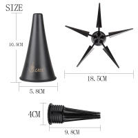 Soporte Portátil Para Clarinete SLADE De 5 Piezas Accesorios Para Instrumentos Musicales De Madera Negro Plegable Material Metálico Bracket Para Clarinete - details 7