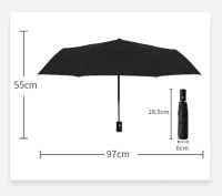 Paraguas Automático De 8 Costillas Vinilo Para Sol Y Lluvia Protección UV Plegable Regalo Para Adultos Tamaño 48-53cm - details 3
