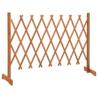vidaXL Valla de jardín enrejado madera maciza de abeto 150x80 cm Color Naranja,  Gris,  y mas Perfecta para plantas y animales, múltiples usos malla para ventilación, seguridad, ventana, jardín - details 1