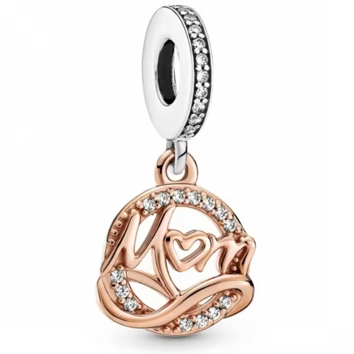 Charm colgante Pandora 789374C01 madre bicolor - 1
