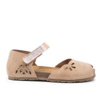 Sandalias Anatómicas mujer YOKONO VILLA 083 VIO CERRADA VELCRO PARDO/SALMON - details 3