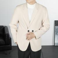 Nueva Chaqueta Elegante Para Hombre En Primavera Y Otoño Traje De Lujo Para Hombres Cierre Frontal De Una Sola Fila Largo Regular Ropa De Vestir - details 4