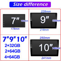 Receptor De Radio Para Coche Con GPS Android 13 7 9 10 Pulgadas 2 Din Estéreo Jugador Multimedia 64G Con CarPlay Y Auto Android - details 8