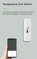 Sensor De Temperatura Y Humedad Inteligente Tuya BT Para Interior Compatible Con APP Control Remoto Bluetooth Compatible Con Alexa Y Google Home - details 5