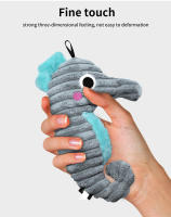 Juguetes De Peluche Para Perros Serie Tropical Marina Calamar/Araña marina/Máscara Squeaky Suaves Adecuados Para Perros Pequeños Y Grandes Entrenamiento De Mascotas - details 4