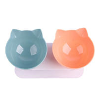 Tazas De Alimento Y Agua Para Gatos Con Soporte Antideslizante Doble Opción Alimentador De Gatos Para Gatos Jóvenes Suministros De Alimentación - details 3
