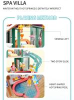 Bloques De Construcción Sluban Alps Ski Resort Con RV Y Casa De Agua Caliente Modelo Educativo DIY Para Niños Regalo De Cumpleaños - details 16