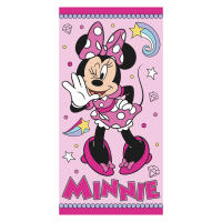 Minnie Mouse - Toalla Playa Microfibra 70 x 140 cm Oficial Disney Rojo, Azul, Blanco, Diamante , Estrella (Modelo 4: JE11527CO)" - details 0