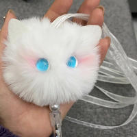 Juguete Interactivo Divertido Para Gatos Kawaii Peluche Con Cola De Borla Y Cinta Telescopio Para Juguete De Gato Para Gatitos Mando a Distancia Juguetes Para Gatos - details 5