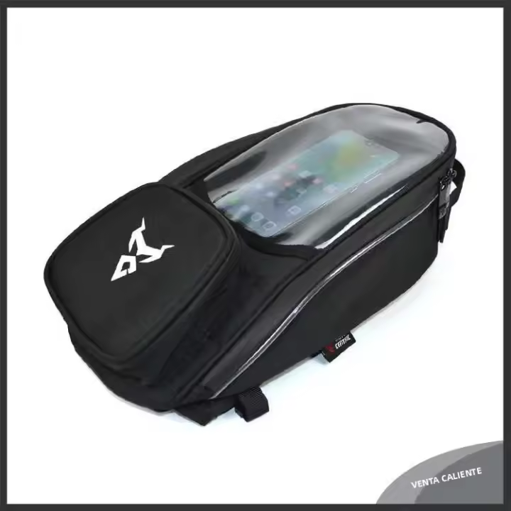 Bolsa Impermeable Para Motocicleta Motocentric Magnética Portátil Con Navegación Universal Bolsa De Tanque De Combustible Para Motocicleta Material De Nylon Oxford Y 1200D - 1