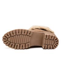 MOV Botas de Mujer Talla 43 E invierno de Tubo Medio Tacón Gruesos Botas de gamuza Botas de algodón para mujer - details 7