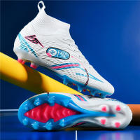 Zapatos De Fútbol Para Hombres Nuevos Y Originales Con Cremalleras Para Entrenamiento En Campo Profesional Antideslizantes Y De Cuero Superior - details 5
