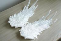 Clip De Pelo Con Alas De Angel Feathers Accesorios De Peluquería Lolita Anime Cosplay Negro Y Blanco Para Halloween Uso Unisex - details 19