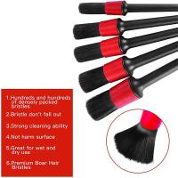 Kit De Cepillos Para Limpieza De Coche 5/10Pcs Set De Detallado Herramienta De Limpieza De Polvo Cepillo Suave Para Salida De Aire Acondicionado - details 4
