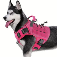 Harnés Táctico Ajustable Para Perros Grandes Con Manija Y Reflectante Para Labrador Retriever Y Siberian Hound - details 0