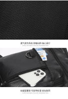 Bolsa De Pierna En Cuero PU Para Motocicleta Bolsa De Cintura Para Viaje Turismo Ciclismo Unisex Negro Marrón - details 9