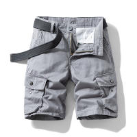 Shorts De Verano Para Hombres Con Múltiples Bolsillos Pantalones Casuales De Algodón Resistente a La Wear Oversized Longitud De Rodilla Workwear - details 9