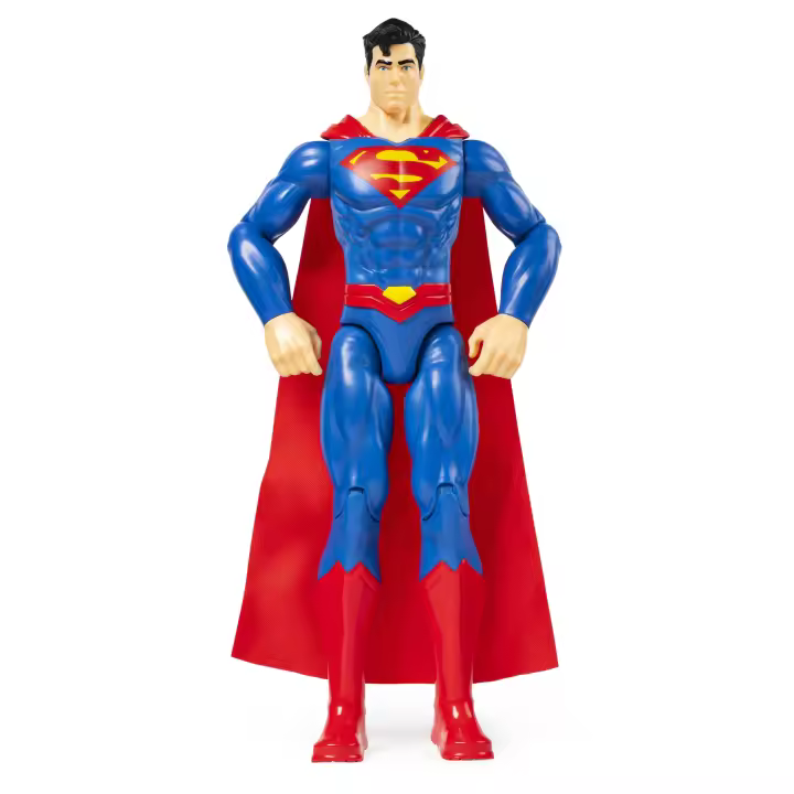 SPIN MASTER - DC COMICS - SUPERMAN MUÑECO 30 CM - Figura Superman Articulada de 30 cm Coleccionable - 6056778 - Juguetes niños +3 años - 1