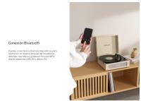 CREATE - RECORD PLAYER RETRO - Tocadiscos Retro con Bluetooth, USB, SD, MicroSD y Mp3 - details 5