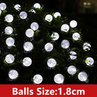 Lámpara De Cristal Solar Con Cadena De Luces LED 20/50/100 8 Modos Impermeable Para Exterior Decoración De Jardín Fiesta Patio - details 8