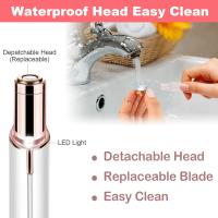 Epilador Eléctrico Portátil En Forma De Labial Para Mujeres Eliminación De Vello Facial Painless Y Efectiva Herramienta De Afeitado Doméstico Con Un Cuchillo - details 3