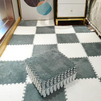 Carpetas De Piso De 20 Piezas Estilo Ins Para Habitación Dormitorio Y Sala De Estar Resistentes a Manchas Y Splicing Tamaño 30x30 Cm Para Niños - details 21