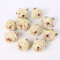 5PCS Rosas Artificiales Con Borde Quemado Decoraciones Para Bodas Y Fiestas Accesorios De Navidad Decoración De Pared Y Hogar Flores De Seda Para Aniversarios Y Baños De Muyño - details 8